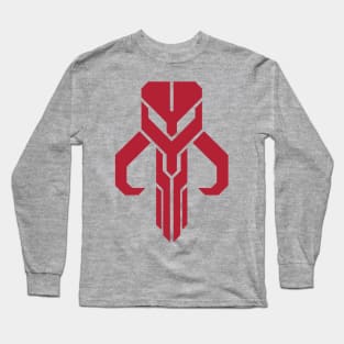 Mythosaur Geometric Emblem Red Long Sleeve T-Shirt